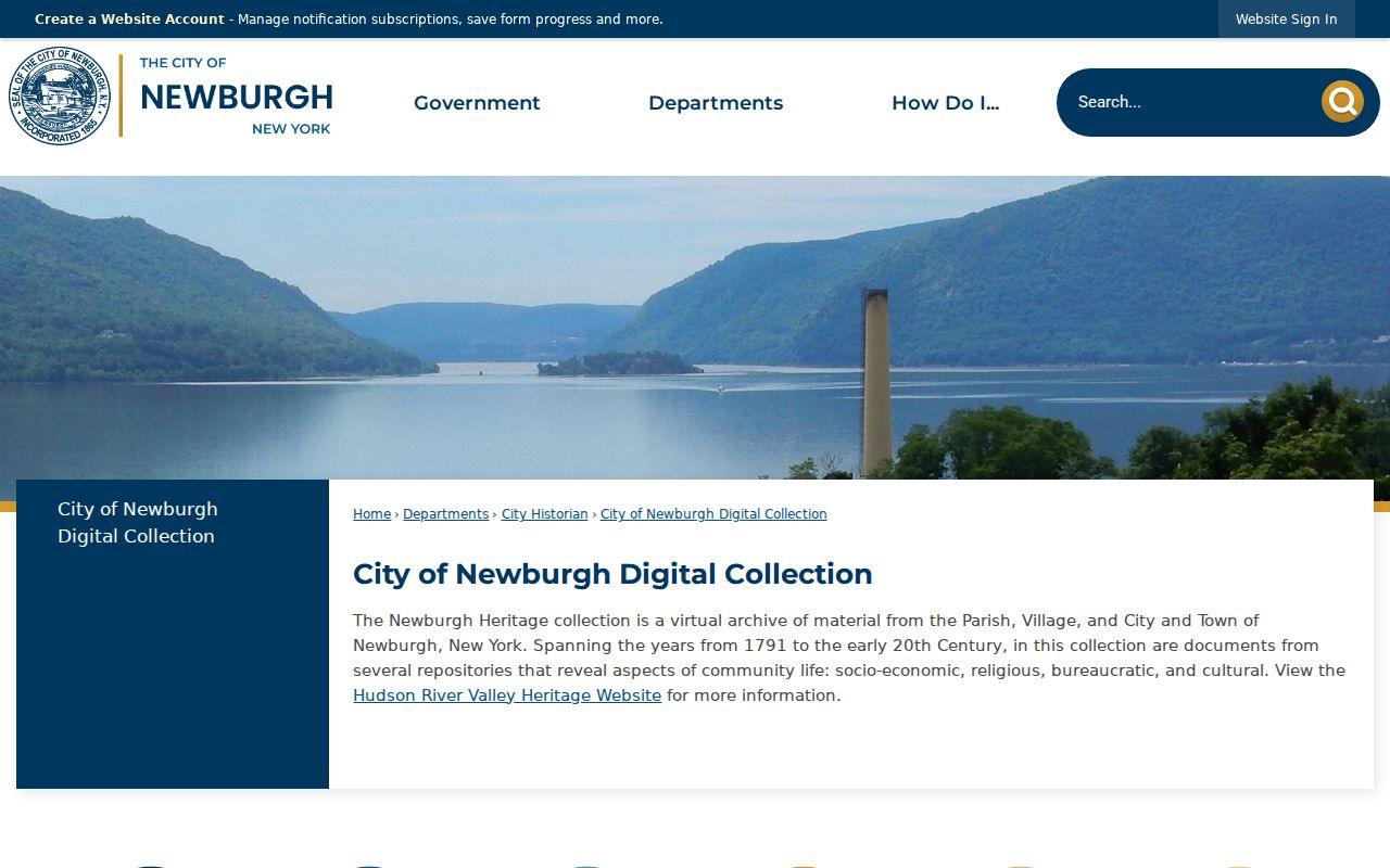 Newburgh city directory research through the City of Newburgh Digital Collection